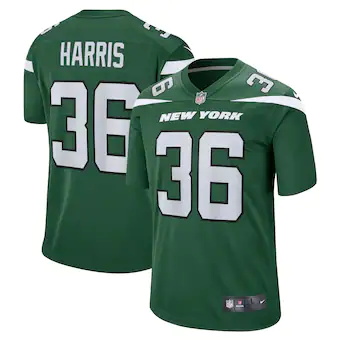 womens nike marcell harris gotham green new york jets game 